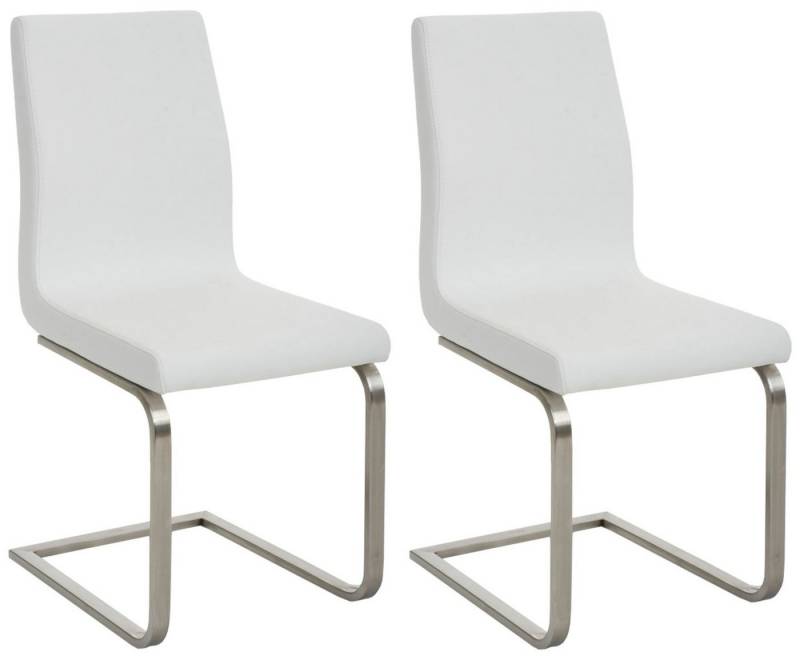 CLP Esszimmerstuhl Belfort (2er Set), robustes Edelstahlgestell von CLP