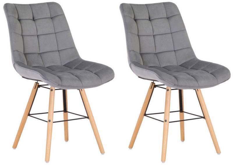 CLP Esszimmerstuhl 2er Set Esszimmerstühle Leni Samt CLP Esszimmerstuhl 2er Set Esszimmerstühle Leni Samt von CLP