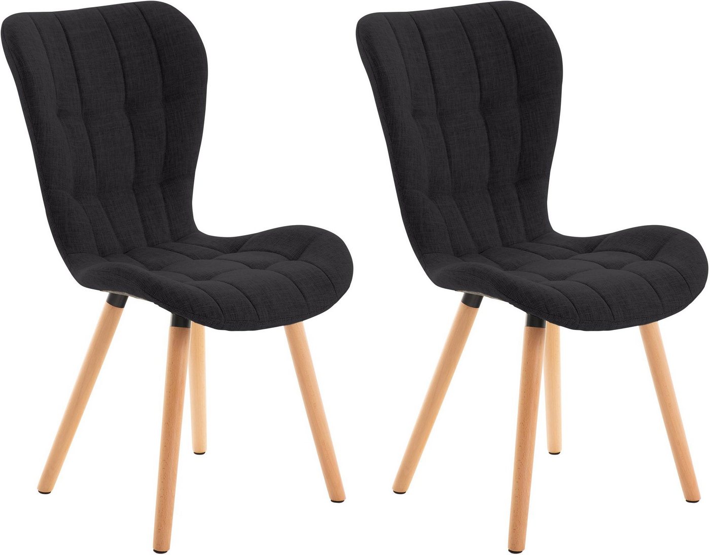 CLP Esszimmerstuhl 2er Set Esszimmerstuhl Elda von CLP