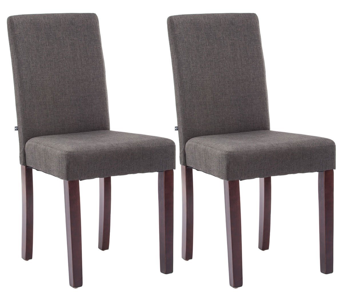 CLP Esszimmerstuhl 2er Set Esszimmerstuhl Ina Stoff cappuccino, dunkelgrau CLP Esszimmerstuhl 2er Set Esszimmerstuhl Ina Stoff cappuccino, dunkelgrau von CLP