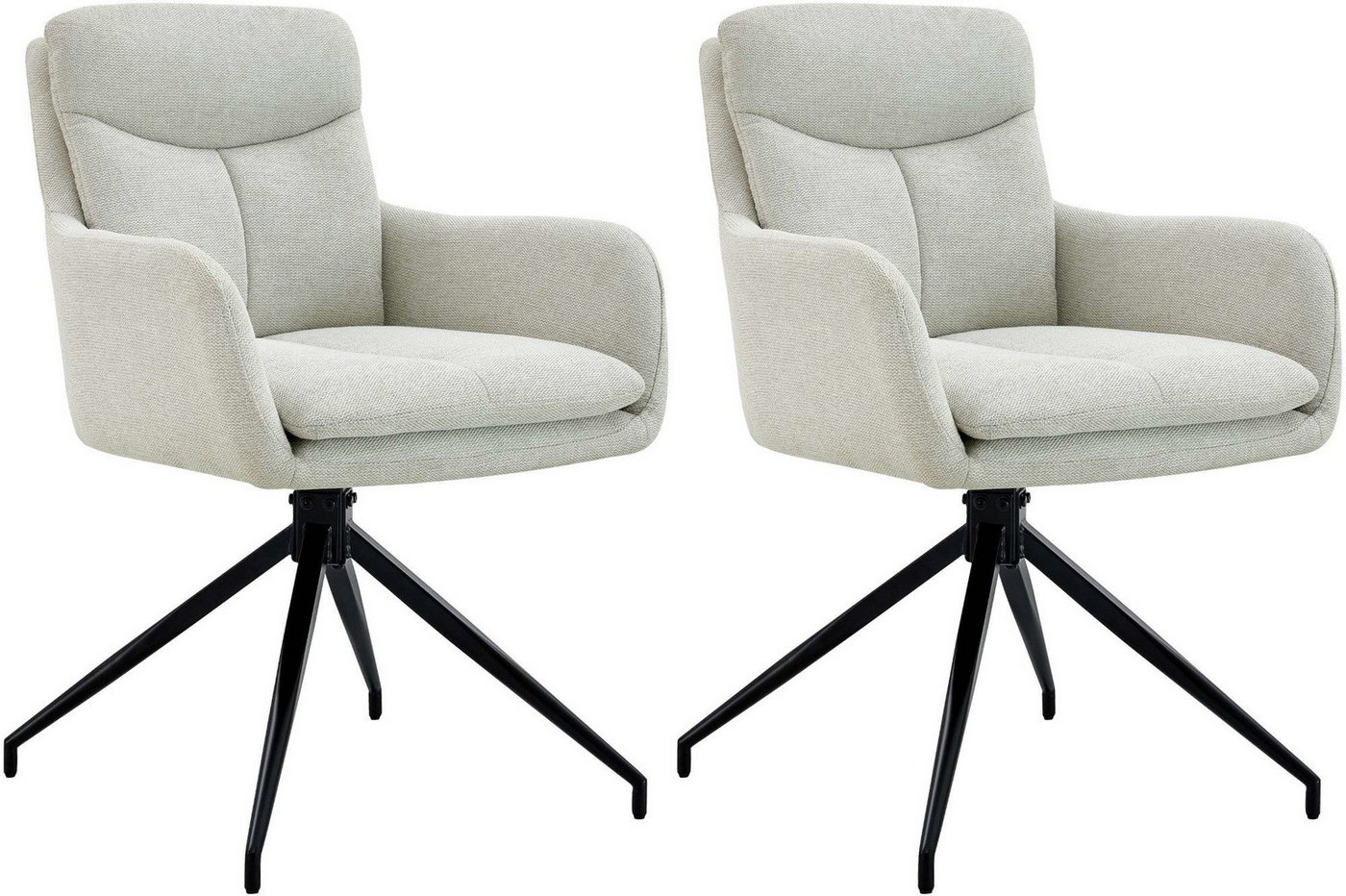 CLP Esszimmerstuhl 2er Set Esszimmerstuhl Somers Stoff CLP Esszimmerstuhl 2er Set Esszimmerstuhl Somers Stoff von CLP