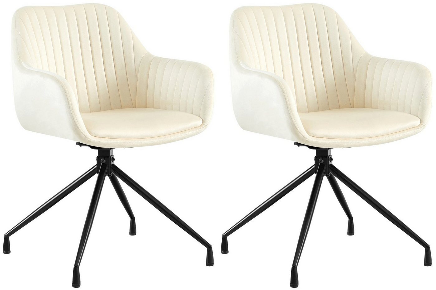 CLP Esszimmerstuhl 2er Set Esszimmerstuhl Welby von CLP