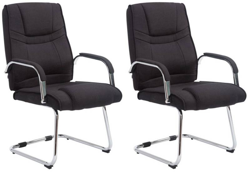 CLP Esszimmerstuhl 2er Set Freischwinger Attila Stoff CLP Esszimmerstuhl 2er Set Freischwinger Attila Stoff von CLP