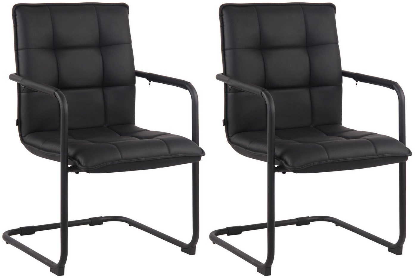 CLP Esszimmerstuhl 2er Set Stühle Gandia Kunstleder von CLP