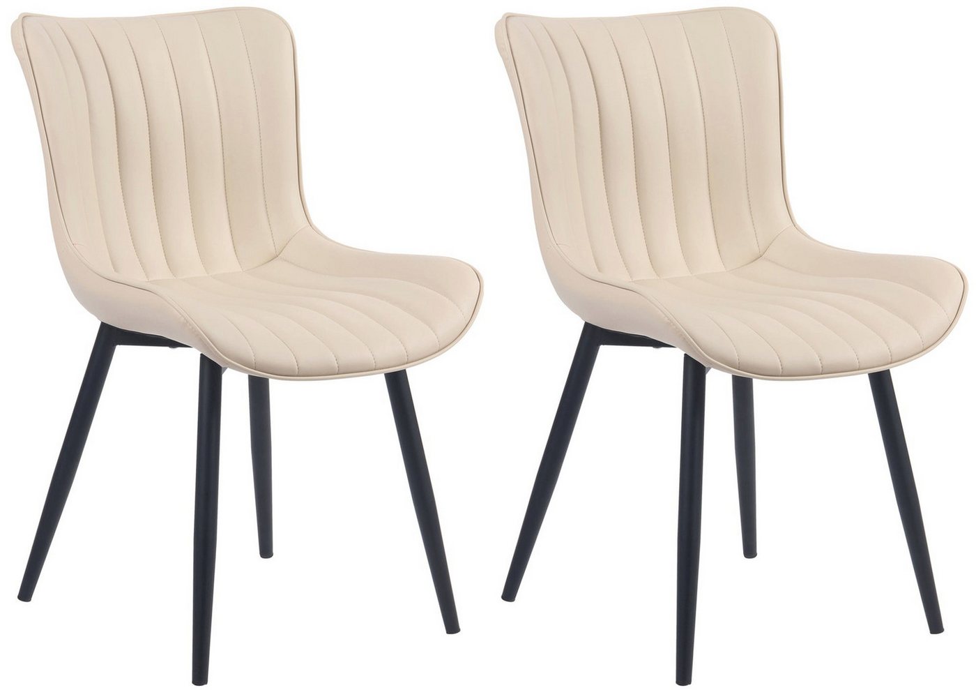CLP Esszimmerstuhl 2er Set Stühle Largo von CLP