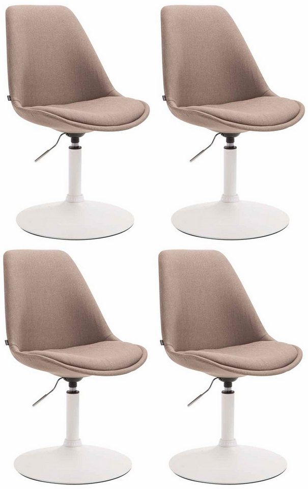 CLP Esszimmerstuhl 4er Set Esszimmerstühle Maverick Stoff von CLP