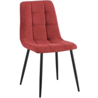 Esszimmerstuhl Antibes Cordbezug bordeauxrot von CLP