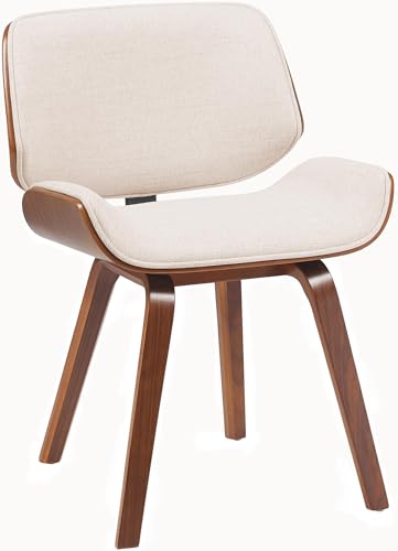 CLP Esszimmerstuhl Beverley Stoffbezug, Polsterstuhl aus Holz, Küchenstuhl mit Rückenlehne, Sessel gepolstert, Farbe:walnuss/Creme CLP Esszimmerstuhl Beverley Stoffbezug, Polsterstuhl aus Holz, Küchenstuhl mit Rückenlehne, Sessel gepolstert, Farbe:walnuss/Creme von CLP