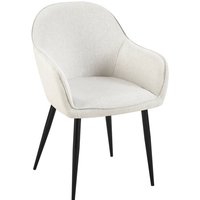 Esszimmerstuhl Boise Stoff creme von CLP
