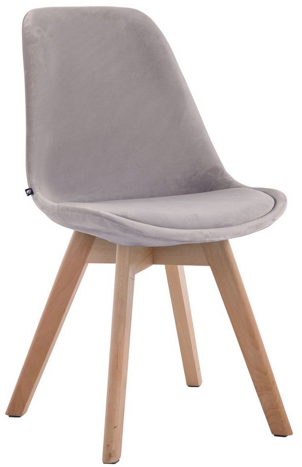 CLP Esszimmerstuhl Borneo V2 Samt, mit Polsterung CLP Esszimmerstuhl Borneo V2 Samt, mit Polsterung von CLP