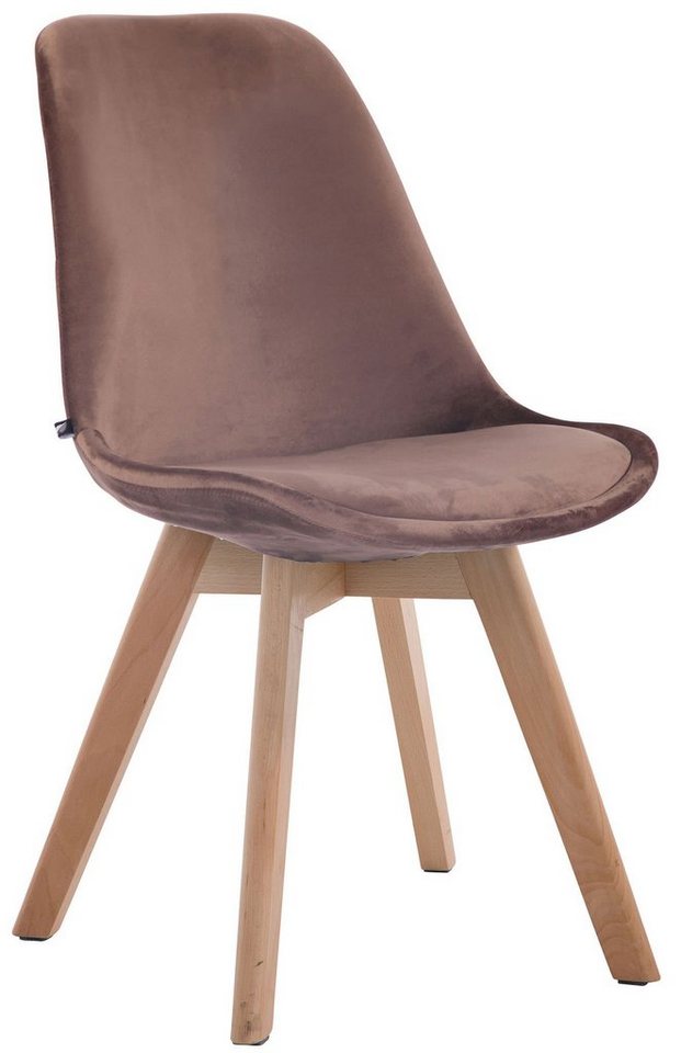 CLP Esszimmerstuhl Borneo V2 Samt, mit Polsterung CLP Esszimmerstuhl Borneo V2 Samt, mit Polsterung von CLP