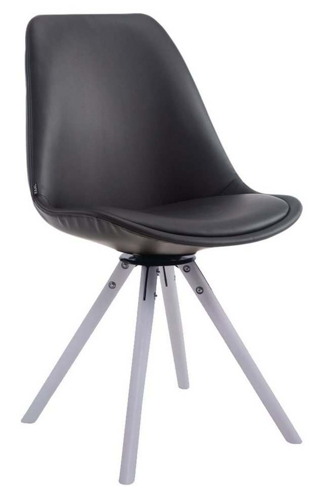 CLP Esszimmerstuhl Calais Rund, drehbarer und mit runden Holzbeinen CLP Esszimmerstuhl Calais Rund, drehbarer und mit runden Holzbeinen von CLP