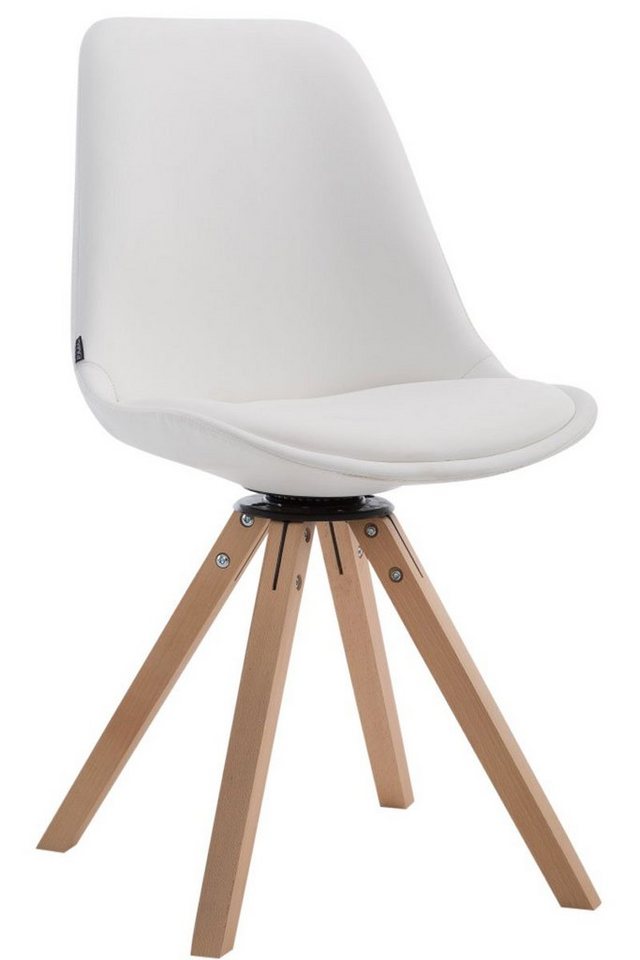 CLP Esszimmerstuhl Calais square, drehbarer und mit eckigen Holzbeinen CLP Esszimmerstuhl Calais square, drehbarer und mit eckigen Holzbeinen von CLP