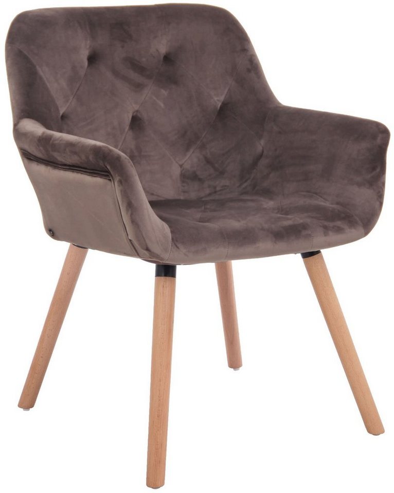 CLP Esszimmerstuhl Cassidy Samt, Armlehnenstuhl, 4-Fuß-Stuhl CLP Esszimmerstuhl Cassidy Samt, Armlehnenstuhl, 4-Fuß-Stuhl von CLP