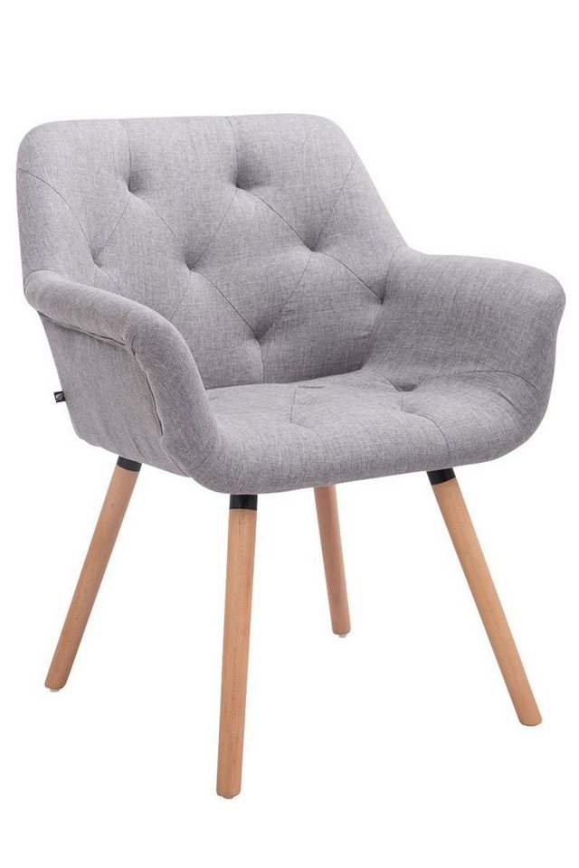 CLP Esszimmerstuhl Cassidy Stoff, mit Armlehnen und Holzbeinen CLP Esszimmerstuhl Cassidy Stoff, mit Armlehnen und Holzbeinen von CLP