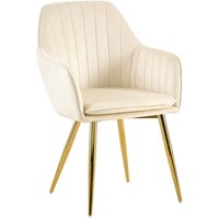 CLP - Esszimmerstuhl Cheryl creme gold von CLP
