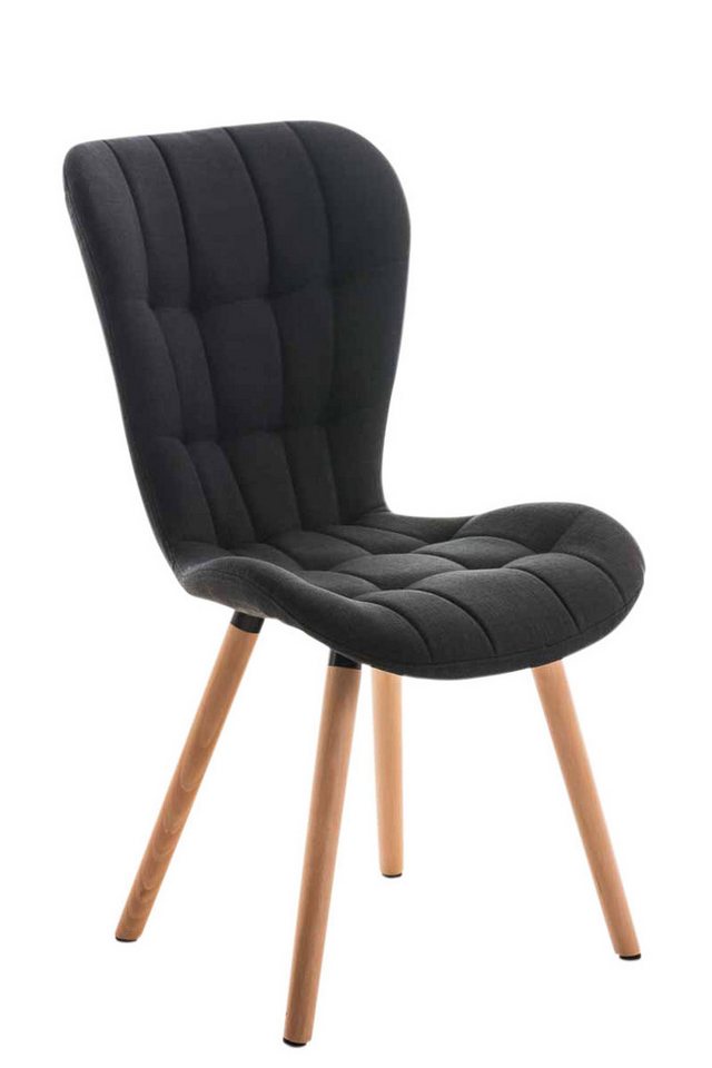 CLP Esszimmerstuhl Elda Stoff, ohne Armlehnen, robustes Holzgestell CLP Esszimmerstuhl Elda Stoff, ohne Armlehnen, robustes Holzgestell von CLP