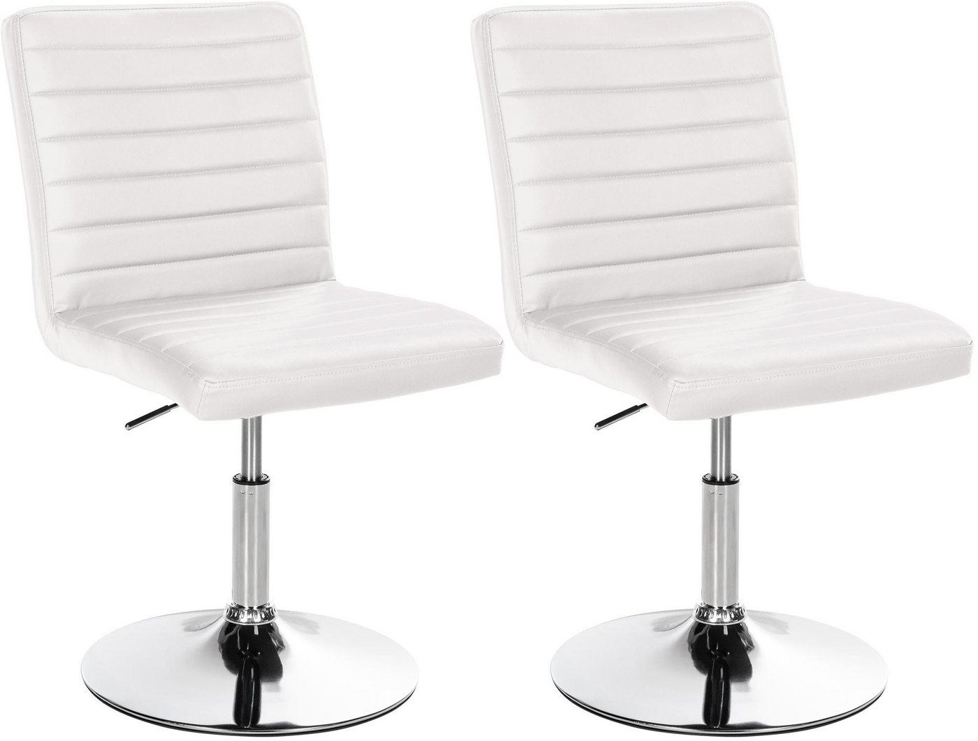 CLP Esszimmerstuhl Elvas Kunstleder (2er Set), drehbar und höhenverstellbar von CLP