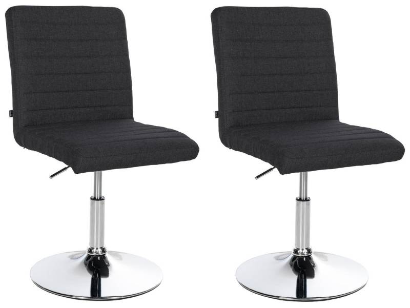 CLP Esszimmerstuhl Elvas Stoff (2er Set, 2 St), drehbar und höhenverstellbar von CLP