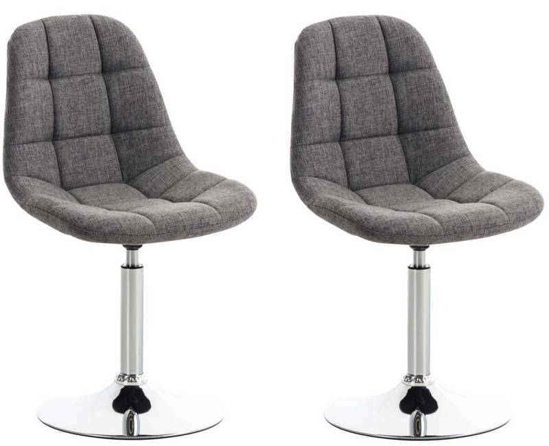 CLP Esszimmerstuhl Emil Stoff (2er Set), 360° drehbar, gepolstert von CLP