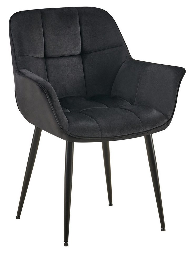 CLP Esszimmerstuhl Esszimmerstuhl Roseville Samt von CLP