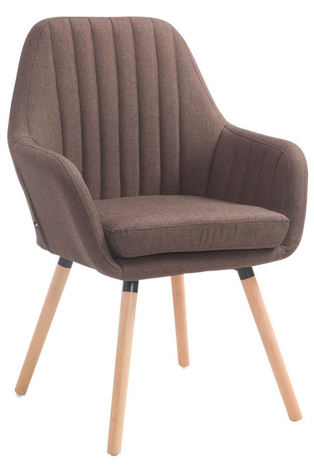 CLP Esszimmerstuhl Florian, Stoff, Sitzpolster & Holzbeine-Gestell CLP Esszimmerstuhl Florian, Stoff, Sitzpolster & Holzbeine-Gestell von CLP