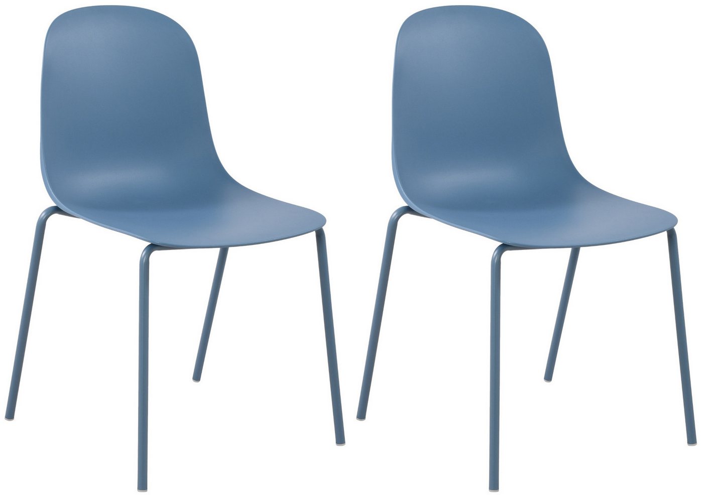 CLP Esszimmerstuhl Hardin (2er Set, 2 St), stapelbar, wetterfest, UV-beständig von CLP
