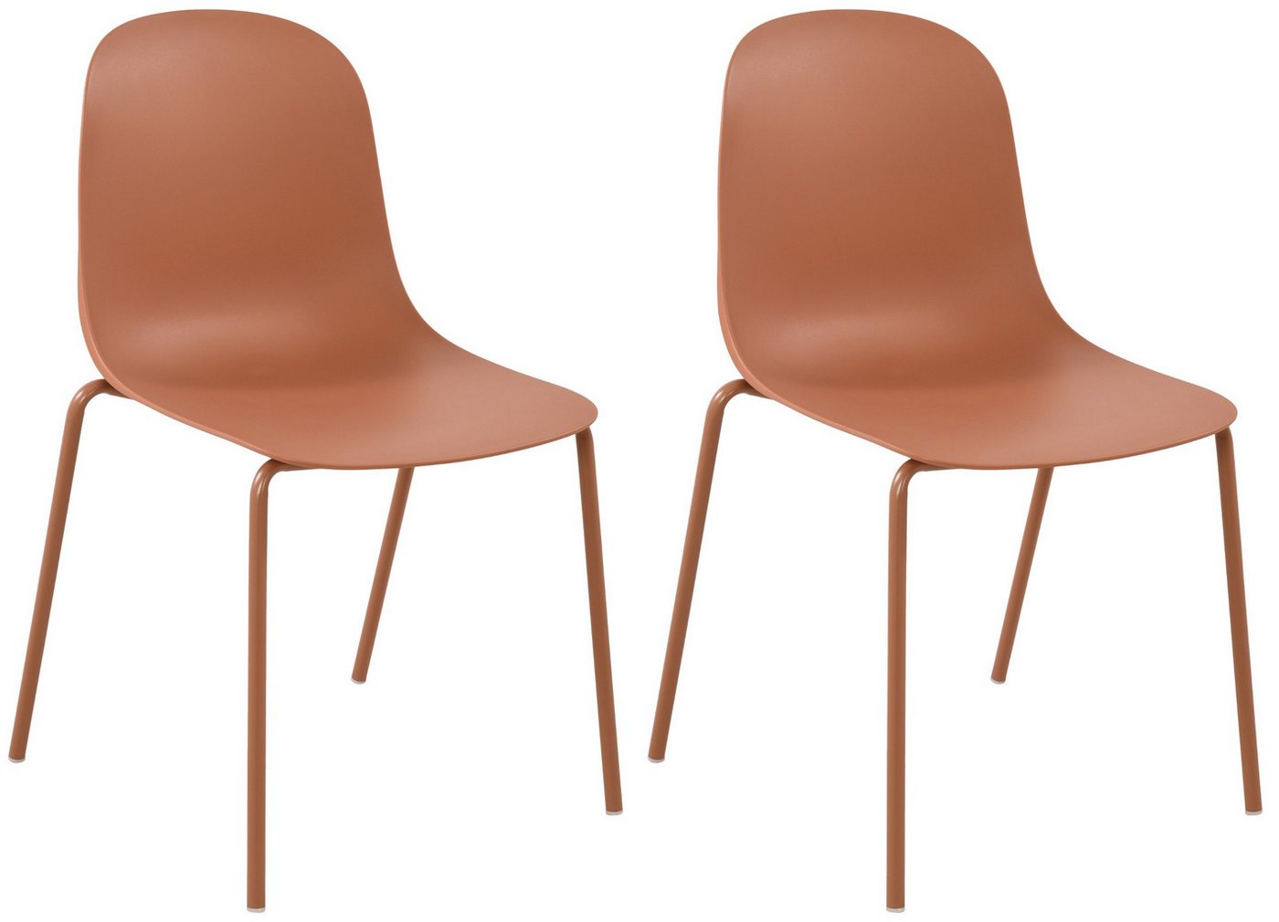 CLP Esszimmerstuhl Hardin (2er Set, 2 St), stapelbar, wetterfest, UV-beständig von CLP