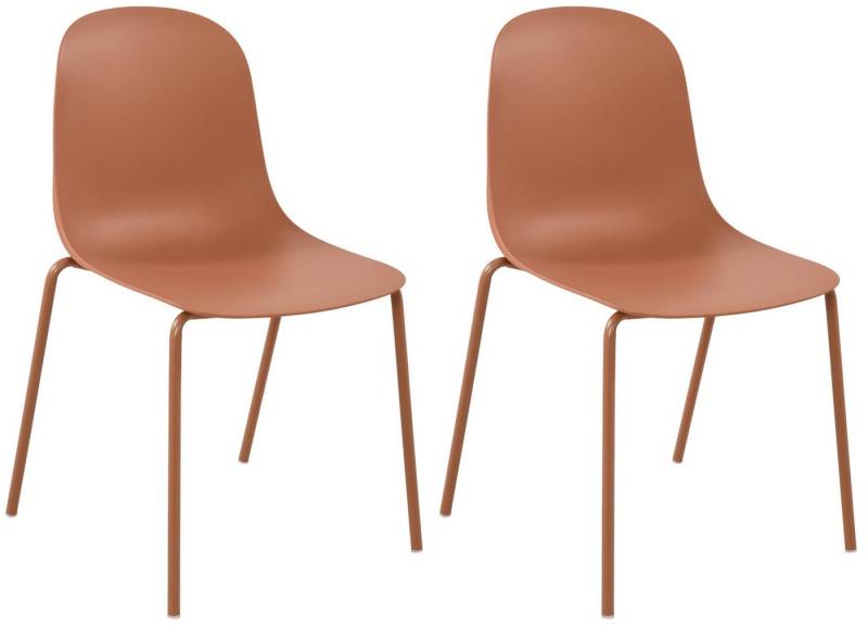 CLP Esszimmerstuhl Hardin (2er Set, 2 St), stapelbar, wetterfest, UV-beständig von CLP