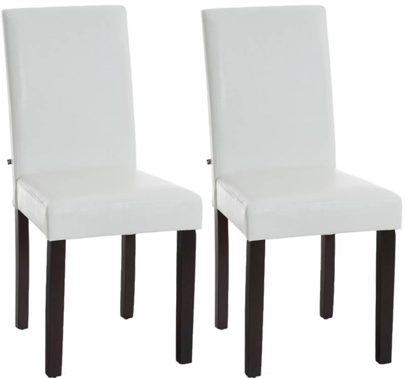 CLP Esszimmerstuhl Ina Kunstleder (2er Set), Holz, ohne Armlehnen von CLP