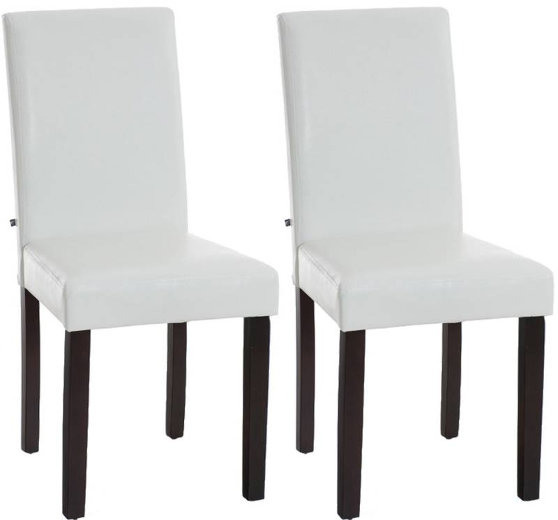 CLP Esszimmerstuhl Ina Kunstleder (2er Set, 2 St), Holz, ohne Armlehnen von CLP