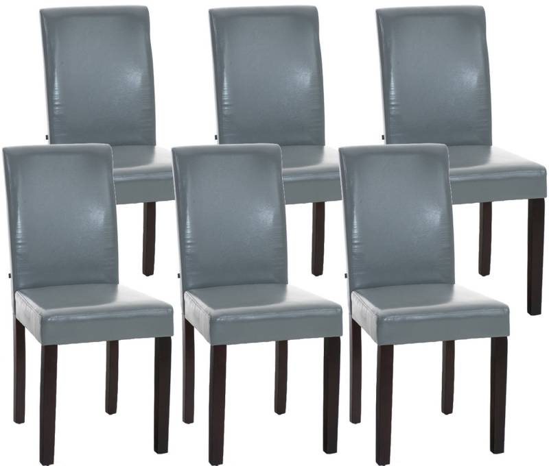 CLP Esszimmerstuhl Ina Kunstleder (6er Set, 6 St), Holz, ohne Armlehnen von CLP