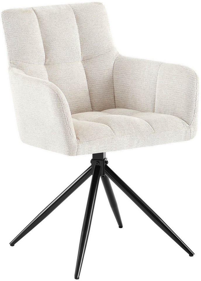 CLP Esszimmerstuhl Jonah Stoff, Strapazierfähigen ARAGON Möbelstoff bis 150 Kg belastbar CLP Esszimmerstuhl Jonah Stoff, Strapazierfähigen ARAGON Möbelstoff bis 150 Kg belastbar von CLP