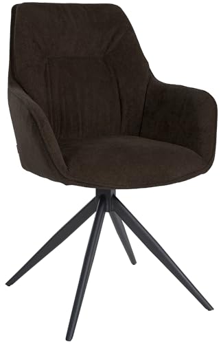 CLP Esszimmerstuhl Jules I Schwenkbarer Polster-Stuhl Mit Stoff-Bezug, Farbe:braun CLP Esszimmerstuhl Jules I Schwenkbarer Polster-Stuhl Mit Stoff-Bezug, Farbe:braun von CLP