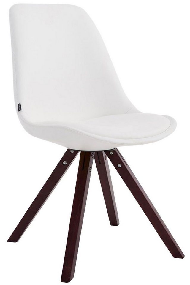 CLP Esszimmerstuhl Laval Square, Sitzpolster und eckige Holzbeine CLP Esszimmerstuhl Laval Square, Sitzpolster und eckige Holzbeine von CLP