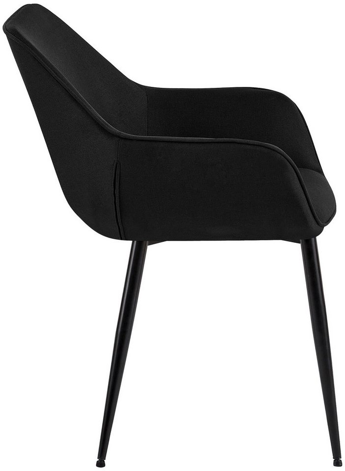 CLP Esszimmerstuhl Luena (2er Set), Stoff- oder Samt, bis 150 kg von CLP