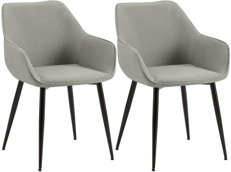 CLP Esszimmerstuhl Luena (2er Set), Stoff- oder Samt, bis 150 kg von CLP