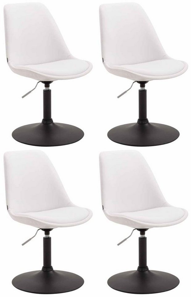 CLP Esszimmerstuhl Meverick Kunstleder (4er Set), dreh-& verstellbar von CLP