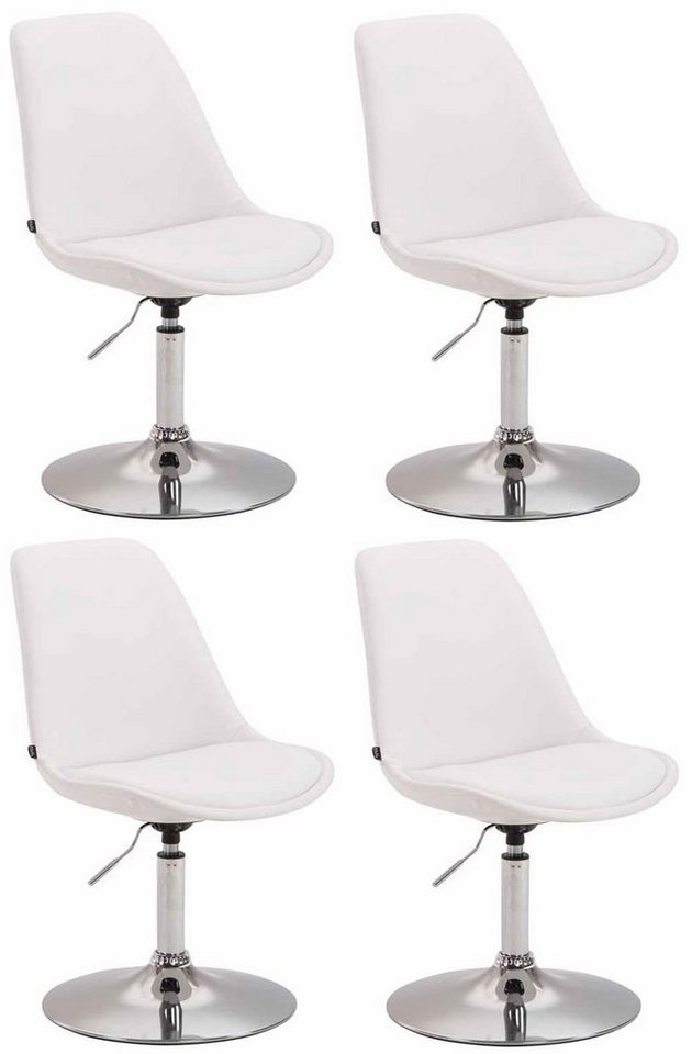 CLP Esszimmerstuhl Meverick Kunstleder (4er Set), dreh-& verstellbar von CLP