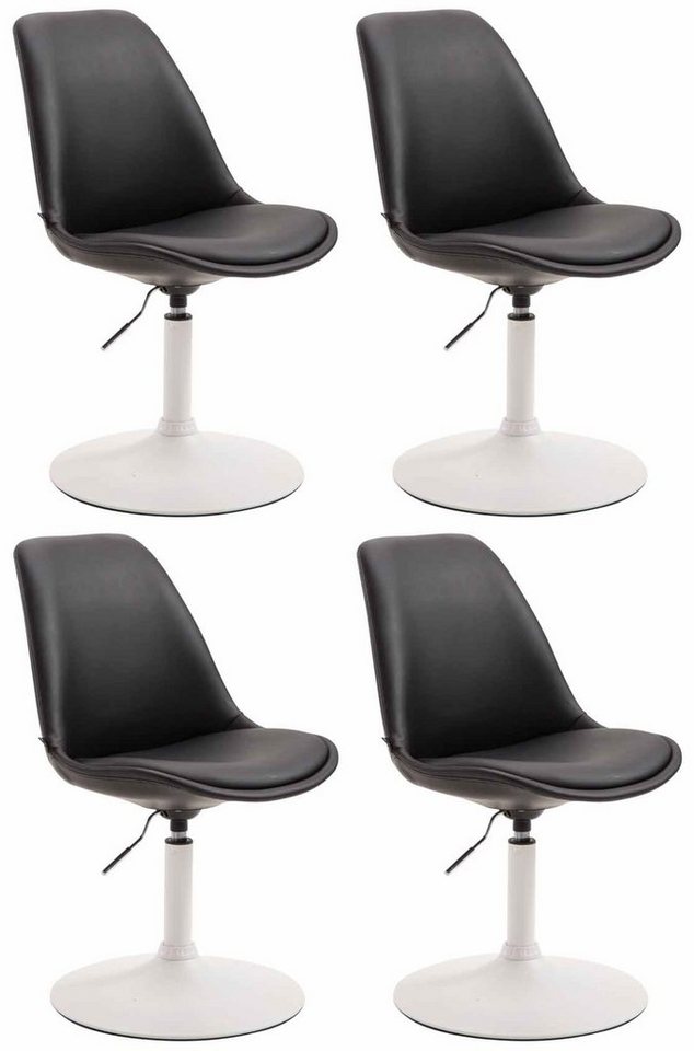 CLP Esszimmerstuhl Meverick Kunstleder (4er Set), dreh-& verstellbar von CLP