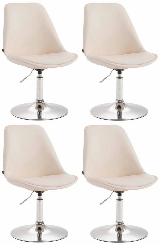 CLP Esszimmerstuhl Meverick Kunstleder (4er Set, 4 St), dreh-& verstellbar von CLP