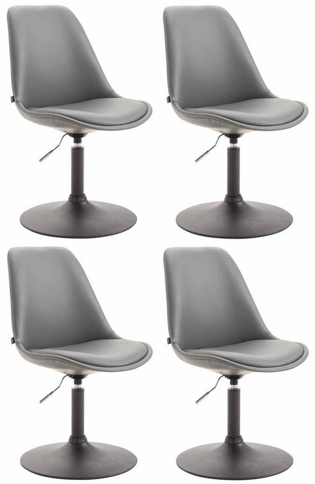 CLP Esszimmerstuhl Meverick Kunstleder (4er Set, 4 St), dreh-& verstellbar von CLP