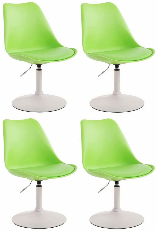CLP Esszimmerstuhl Meverick Kunststoff (4er Set), dreh-&verstellbar von CLP