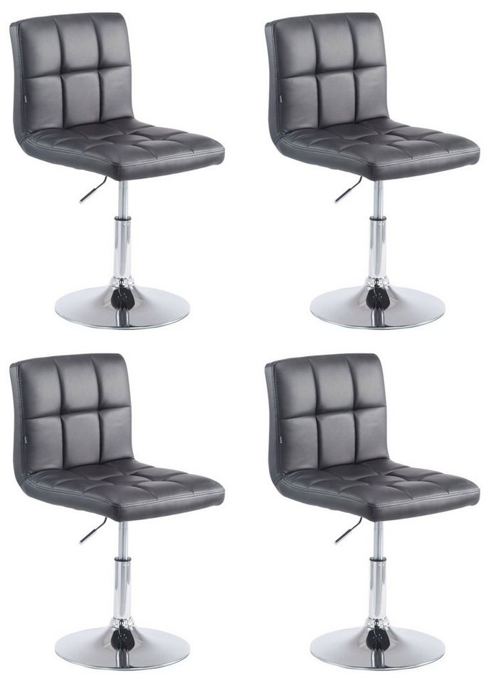 CLP Esszimmerstuhl Palma V2 (4er Set, 4 St), Lounger, Kunstleder, drehbar von CLP