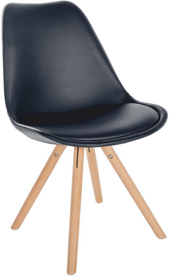 CLP Esszimmerstuhl Sofia Kunstleder, mit Holzgestell CLP Esszimmerstuhl Sofia Kunstleder, mit Holzgestell von CLP