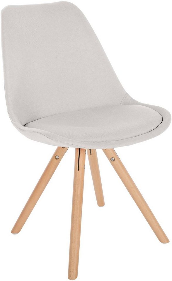 CLP Esszimmerstuhl Sofia Stoff, mit Holzgestell CLP Esszimmerstuhl Sofia Stoff, mit Holzgestell von CLP