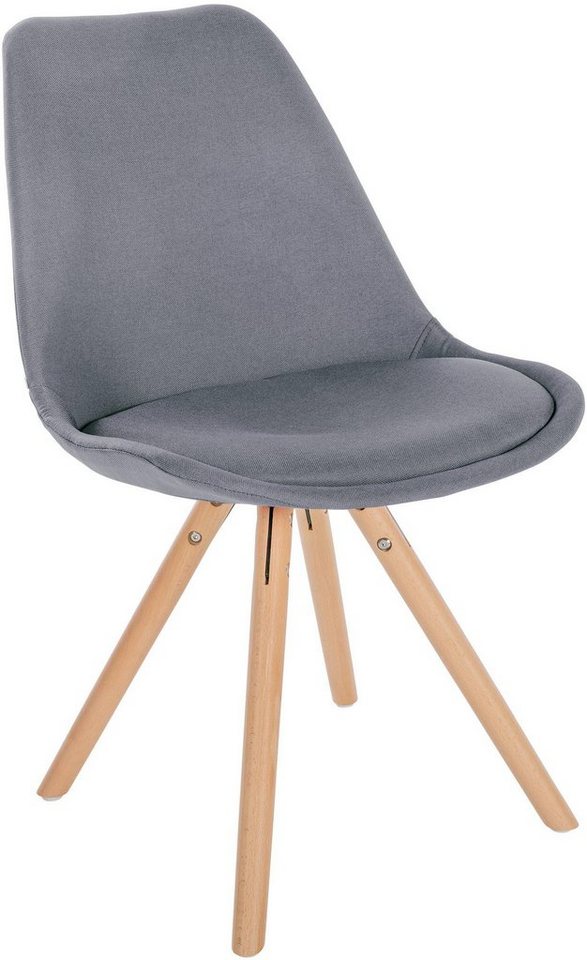 CLP Esszimmerstuhl Sofia Stoff, mit Holzgestell CLP Esszimmerstuhl Sofia Stoff, mit Holzgestell von CLP