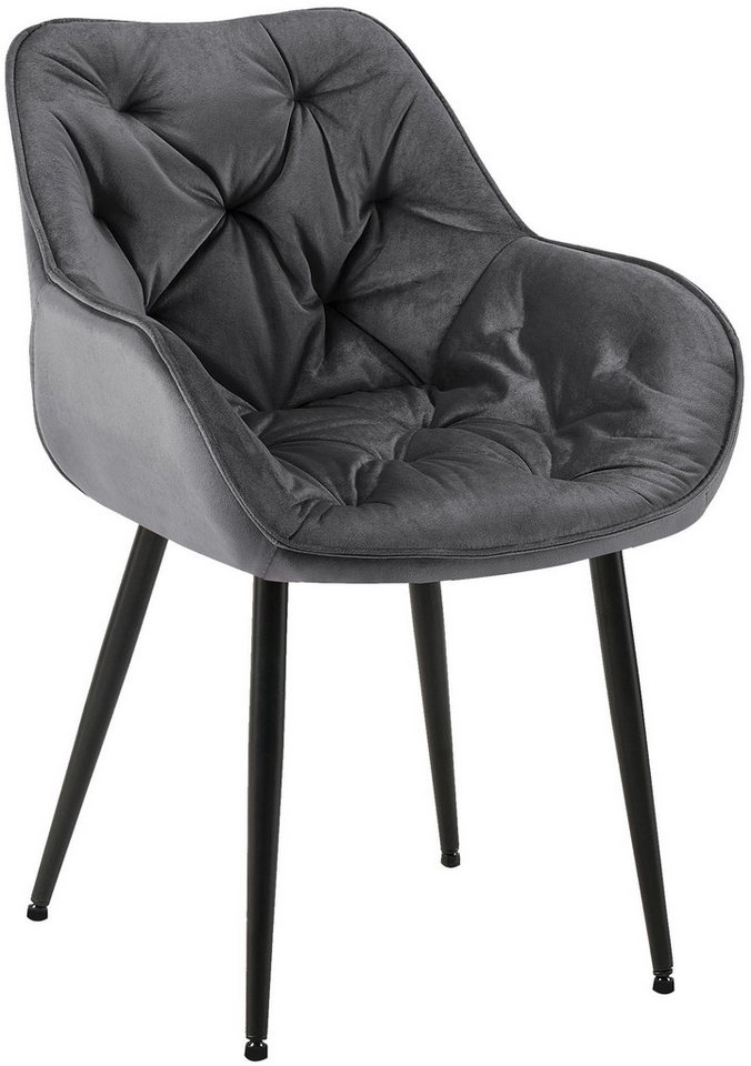 CLP Esszimmerstuhl Stuhl Tanna Samt von CLP