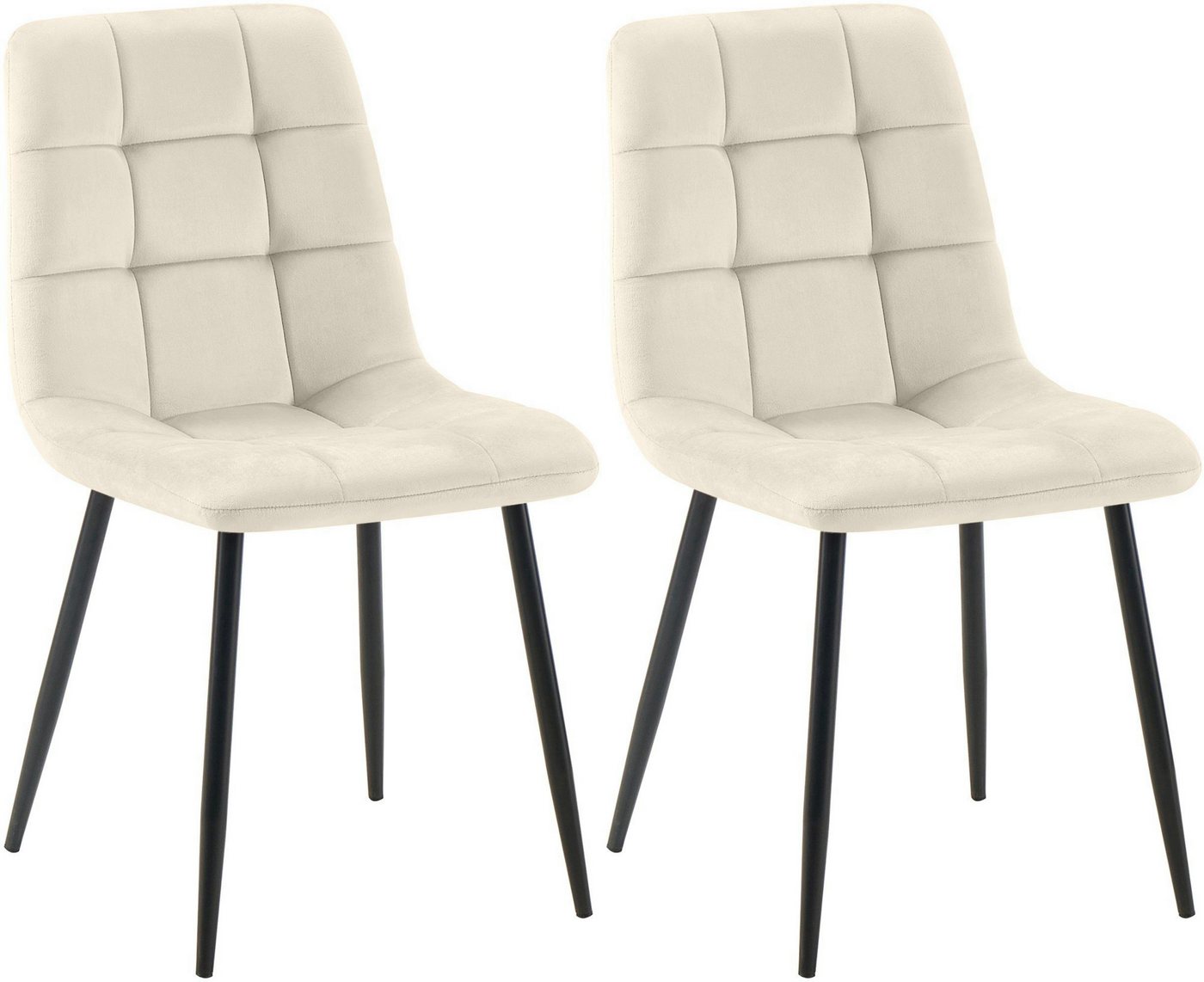 CLP Esszimmerstuhl Tilde (2er Set, 2 St), mit Rückenlehne, bis 150 kg von CLP