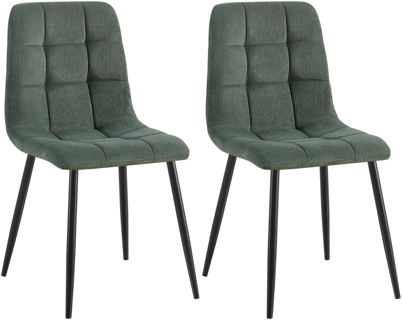 CLP Esszimmerstuhl Tilde (2er Set), mit Rückenlehne, bis 150 kg von CLP